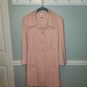 Cabi Chic Pink Coat with Buttons